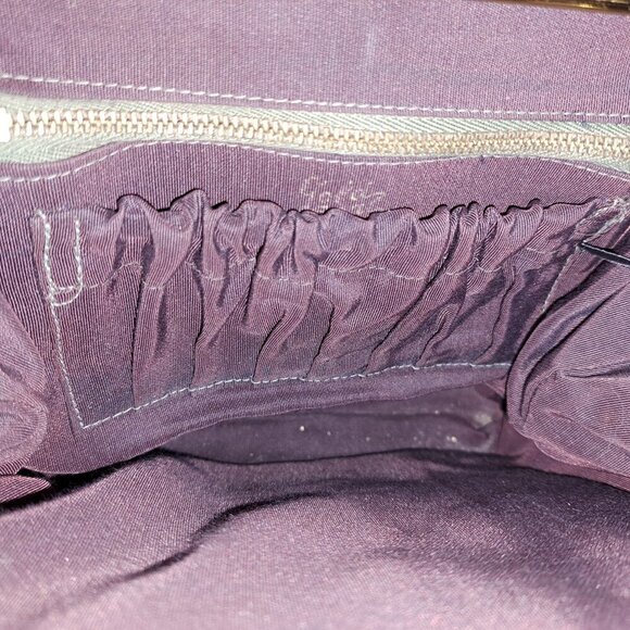 GOLD SEAL-Vintage 50s Corded Chocolate Brown Bag-Attached Coin Purse-Near Mint - Picture 6 of 11